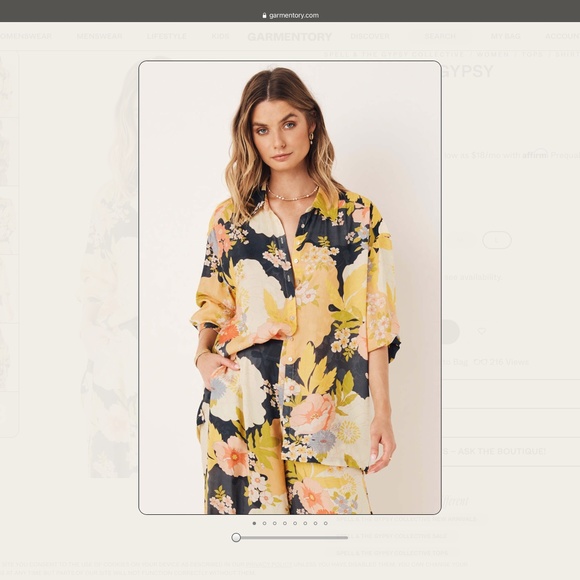 Spell and the Gypsy Collective Tyler Shirt Large SOLD OUT!!!!!! - Picture 2 of 5